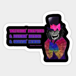 Divination Hollow's Baba Siwadewk Bisexual Pride Horror Tee Sticker